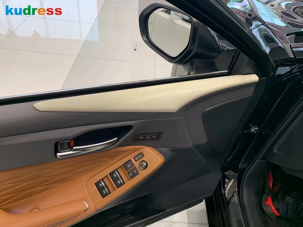 Для Toyota Avalon углеродное волокно, автомобильная дверь, защита от царапин, полоса, защитная накладка, Aut, наклейка на дверь, украшение, стиль