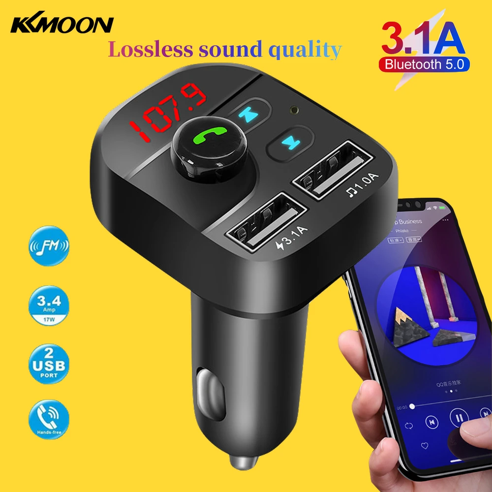 Автомобильный Bluetooth 5 1 MP3 плеер гарнитура автомобильный комплект FM передатчик