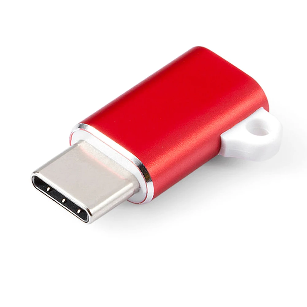 Red 5 шт. Micro USB Женский к USB C Мужской конвертер Разъем usb Тип C адаптер - Цвет: Red