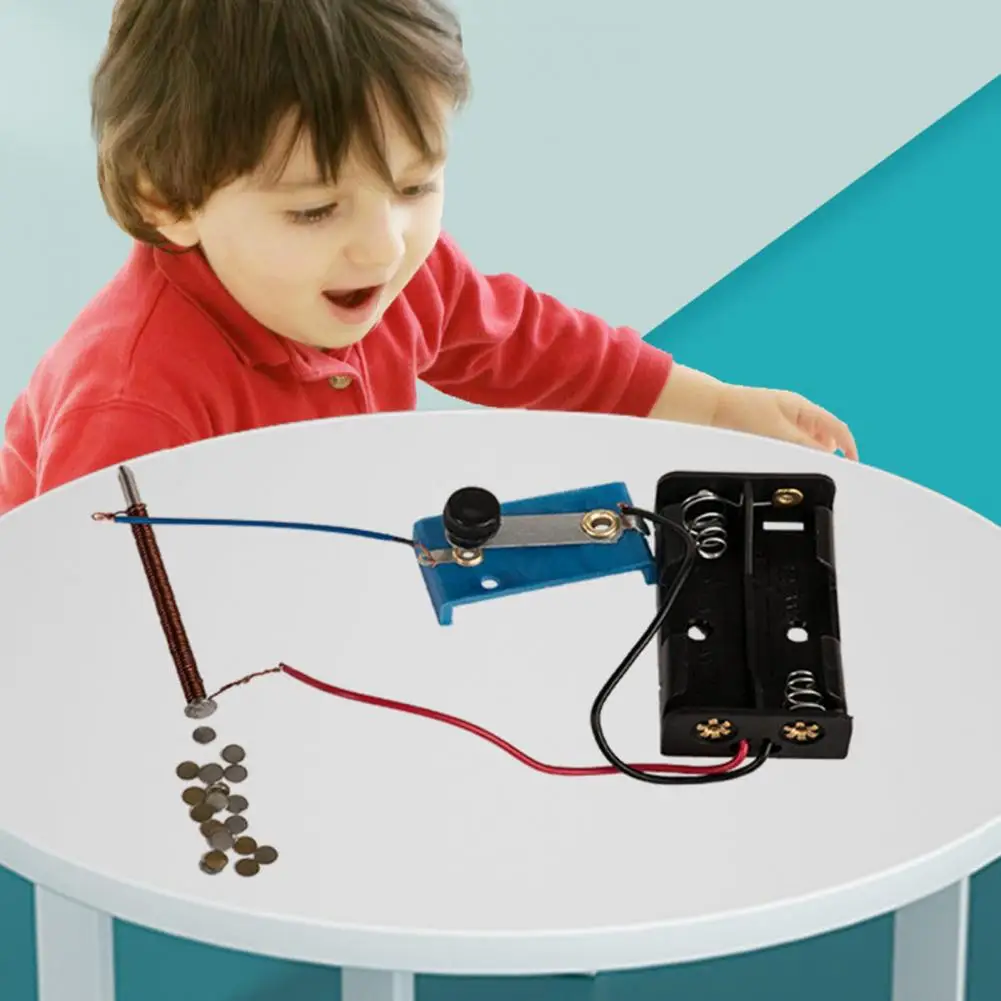 DIY Electromagnet Model Kit Physical Experiment Educational Science Kids Toy hea 