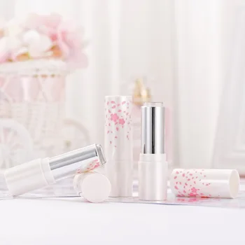 

Spot diy lipstick tube empty tube flower lipstick empty tube handmade self-made lip balm tube makeup packaging material