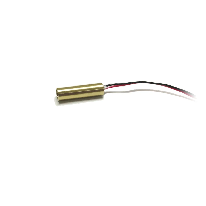 

780nm 5mw dot laser 2pcs / 850nm 5mw dot laser 2pcs 6.5*21mm size with glass lens 3-5V focus at 5 meters lens fixed