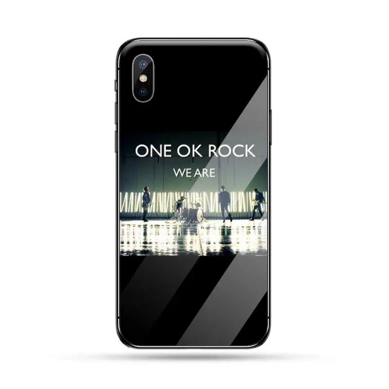 One Ok Rock Phone Case Tempered Glass For Iphone 5c 6 6s 7 8 Plus X Xs Xr 11 Pro Max Phone Case Covers Aliexpress