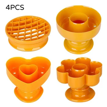 

4pcs Donuts Maker Mold Food Grade Plastic Doughnuts Maker Cutter Fondant Cake Bread Desserts Bakery Mould DIY Tool