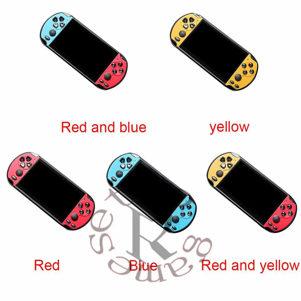 DHL двойной джойстик 5,1 дюймов X7 PLUS портативные игровые плееры 8 Гб Память MP5 игровая консоль 500 видов мультимедиа классические игры - Цвет: mix colors