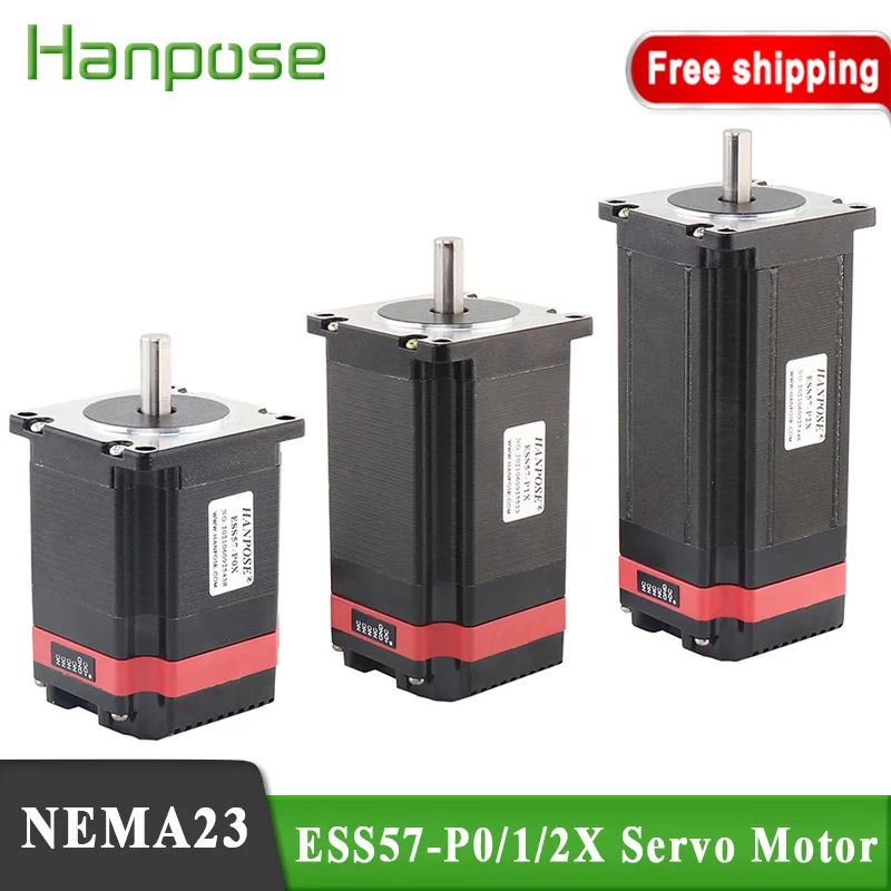 

HOT 1PCS ESS57-P1X 56MM 76 100MM Drive servo motor integrated machine Nema23 Stepper Motor 4.0A 1.85N.M 57 motor for 3D printer