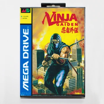 

Ninja Gaiden 16bit MD Game Card For Sega Mega Drive/ Genesis with Retail Box