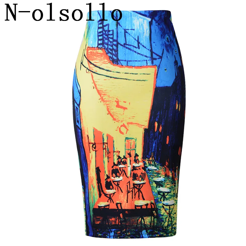 N-olsollo 2020 новые юбки-карандаш для женщин одежда на молнии летние Облегающие юбки в