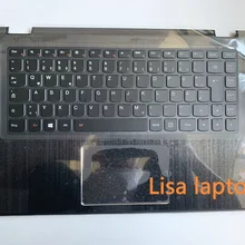 Для lenovo верхний чехол l Yoga 3 14 b с клавиатурой греческий C-Cover с клавиатурой черный 5CB0H35608