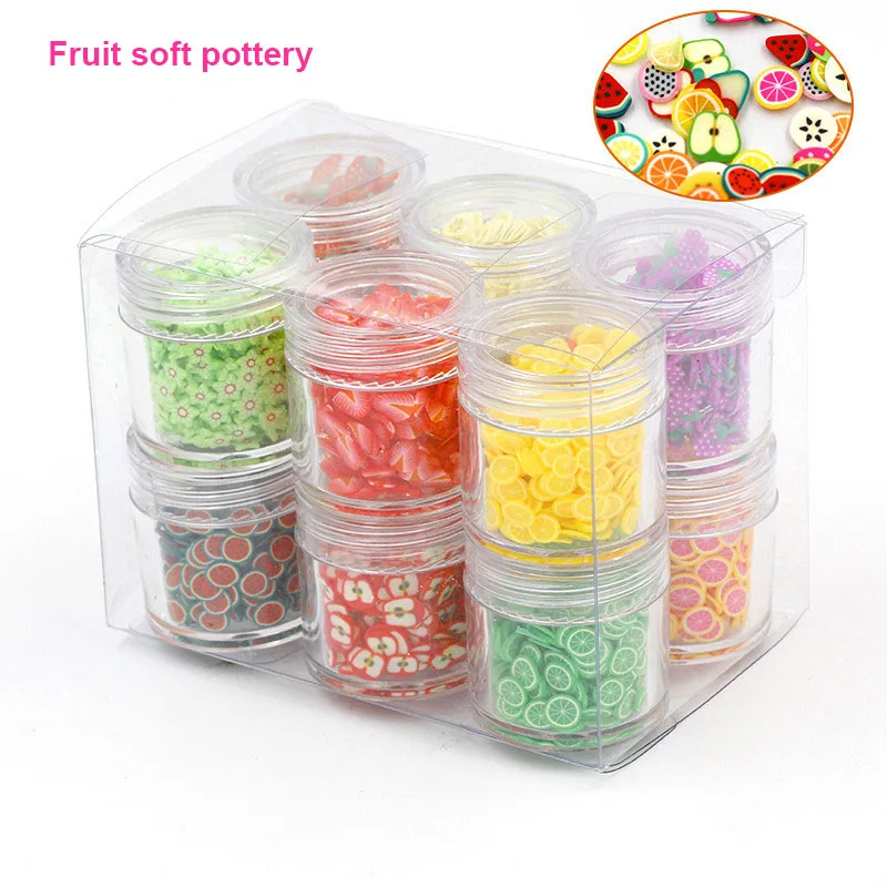 12 цветов глина для слайма сделай сам мягкая керамика блестки наполнитель