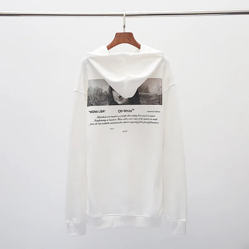 Топ off-white Ow квалифицированный 04 с капюшоном для мужчин и женщин толстовки для пар повседневная спортивная толстовка