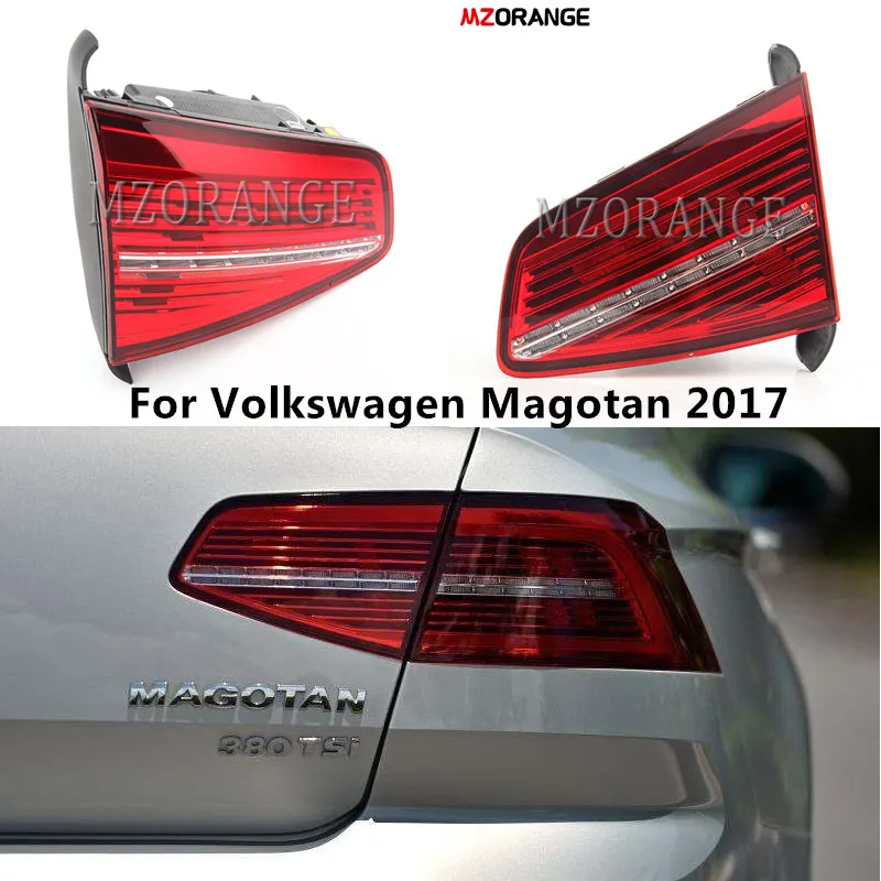MZORANGE красный цвет внутри задний фонарь для Volkswagen Magotan год светодиодный задний фонарь