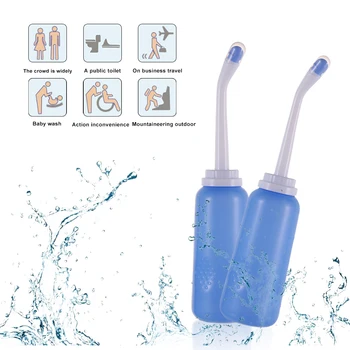 

Portable Bidet Handheld Travel Personal Toilet Spray Water Washer Bottle Bathroom Supplies