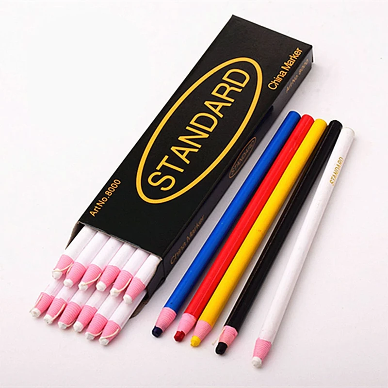 STANDARD Cut-free Tailor Sewing Chalk/Crayon/Pastel/Pencil Sewing Marker Pen For Clothes/Garment/Fabric Chalk Tools 8000 sewing marker pen