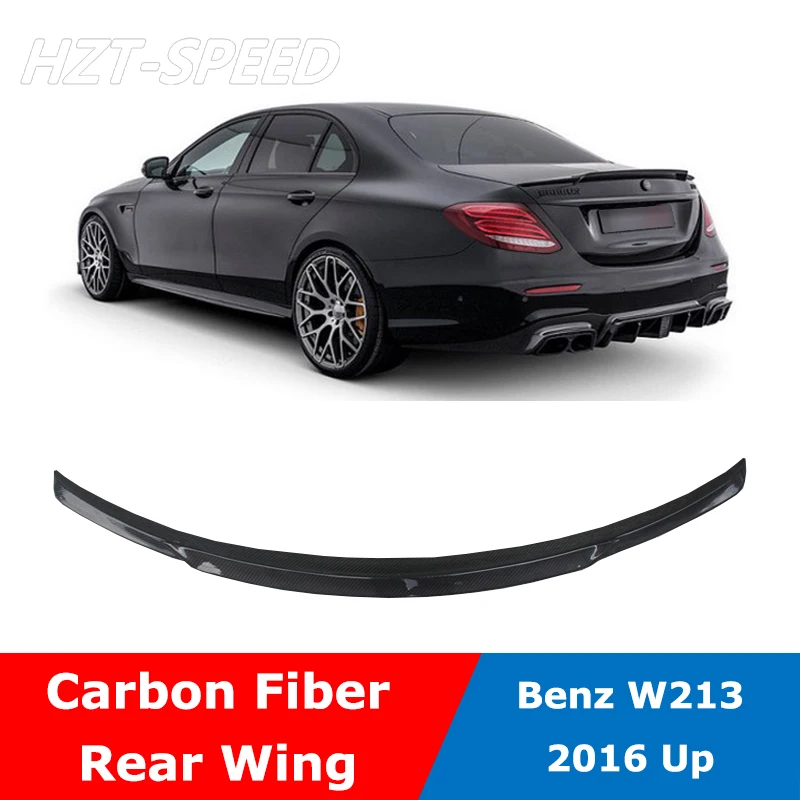 W213 B Стиль FRP из углеродного волокна материал заднее крыло спойлер для BENZ E260 E300 E350 изменить