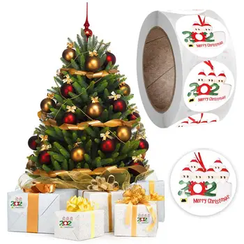 

Self Adhesive Christmas Snowman with Face Cover Sticker Tag Envelope tag mask Decor Sticker /DIY Craft Photo Albums Mural Art