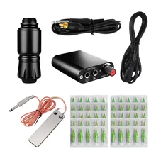 Фирма atomus Набор татуировок короткий аппарат для татуажа зеленая одна игла Набор татуировок матовый внешний вид низкий уровень шума высокоскоростная Татуировка Машина