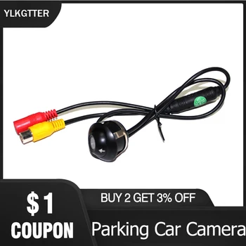 

YLKGTTER Wired 720p Resolution Reversing Camera 360-degree IP68 Waterproof Punch Side View Right Blind Spot Car Rear View Camer