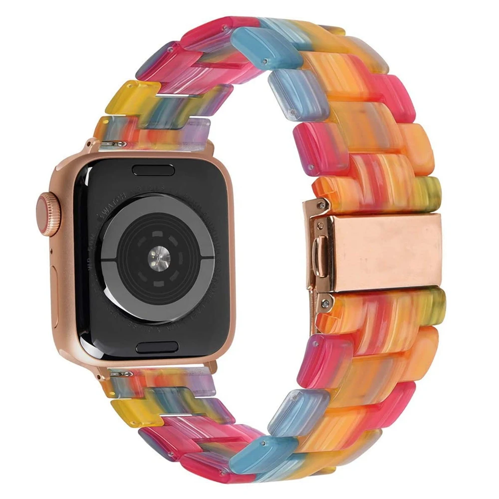 Pulseira для apple watch band 44 40 мм серия 5 4 ремешок iwatch correa 3 42 38 Легкий резиновый наручных