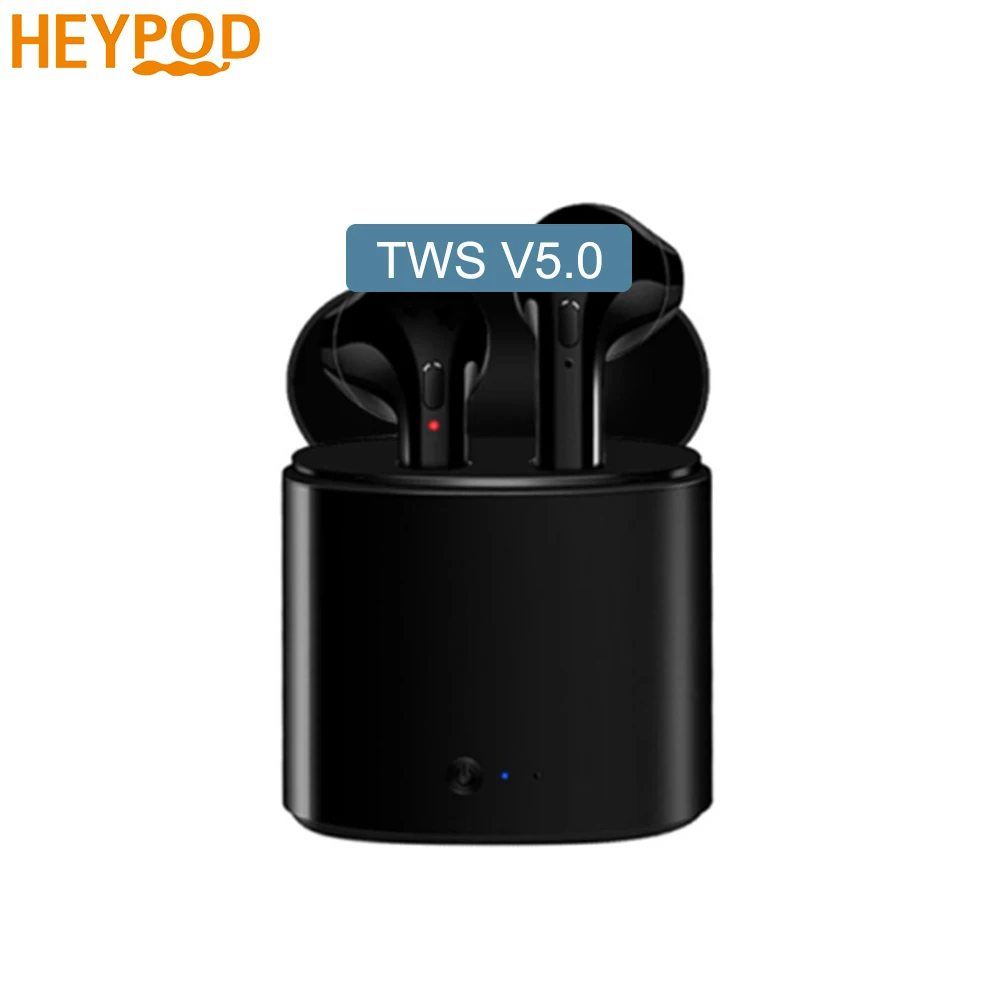 HEYPOD TWS настоящие беспроводные Bluetooth наушники i7s спортивные мини с микрофоном для