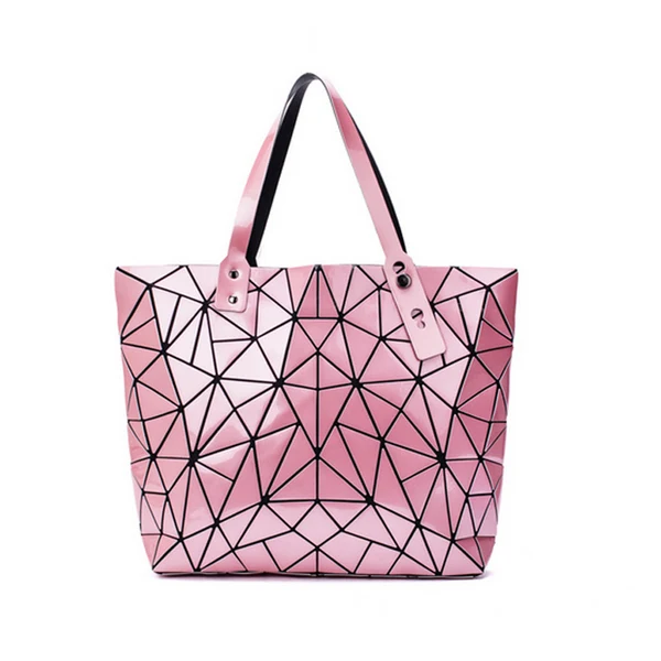 pink Новинка, сумка для женщин, модная сумка с короткими ручками, голограмма, сумка на плечо, маленькая сумка на цепочке, сумки через плечо, bolso mujer - Цвет: pink