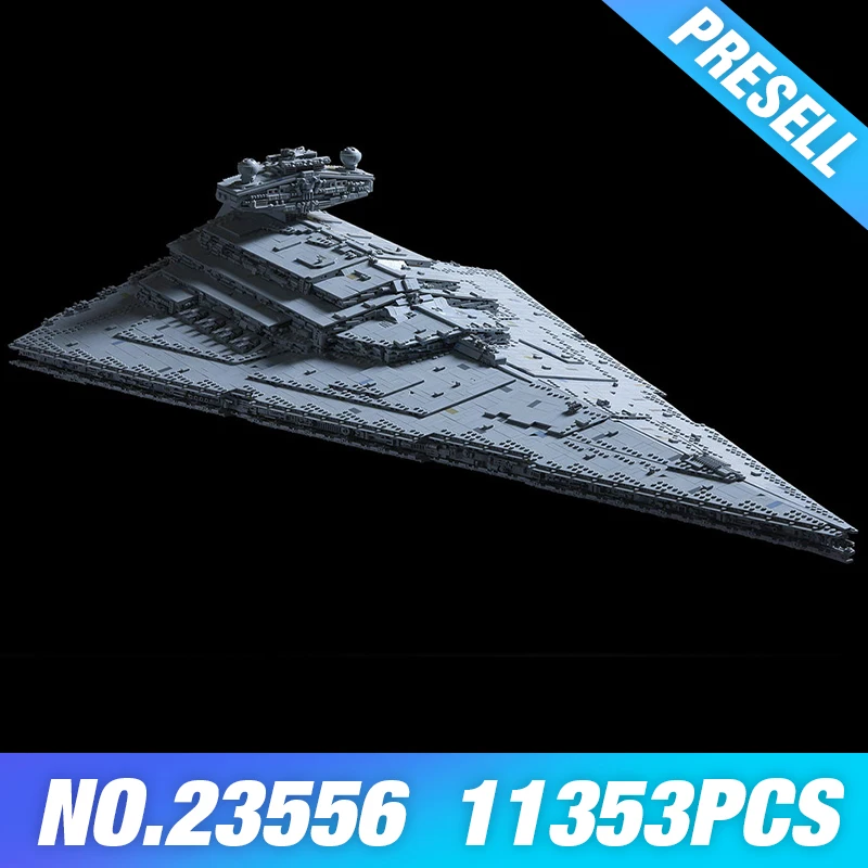 DHL 05027, серия "Звездные войны", имперский Звездный комплект эсминца, MOC-23556, совместим с 75292 строительными блоками, Детские кубики на Рождество
