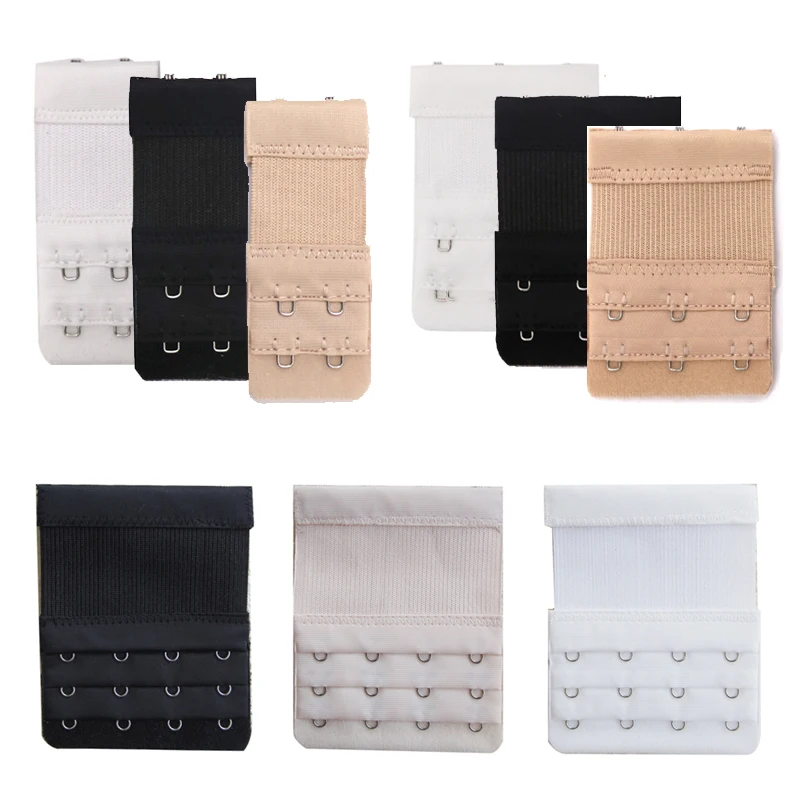 

2/3/4 Hooks Bra Extender for Women's Elastic Bra Extension Strap Hook Clip Expander Adjustable Belt Buckle Women Accessories