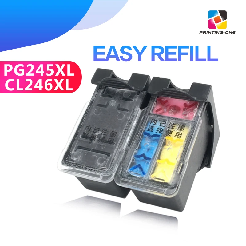 PG245XL CL246XL перезаправляемый картридж для чернил легко пополнить использовать PG-245