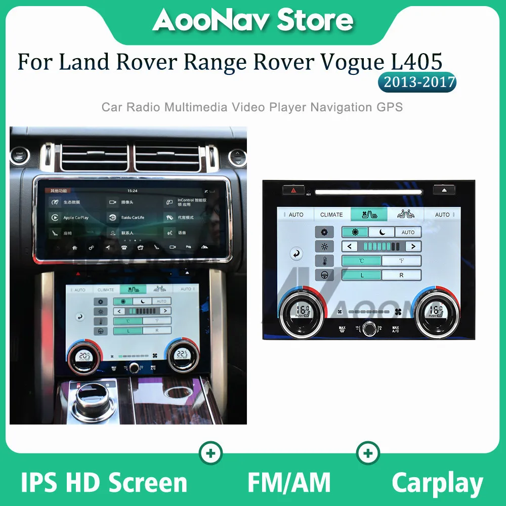 

10 inch Climate Board AC Panel For Range Rover Vogue L405 2013+ Year Car air Conditioning Panel Air Touch LCD Screen Condition