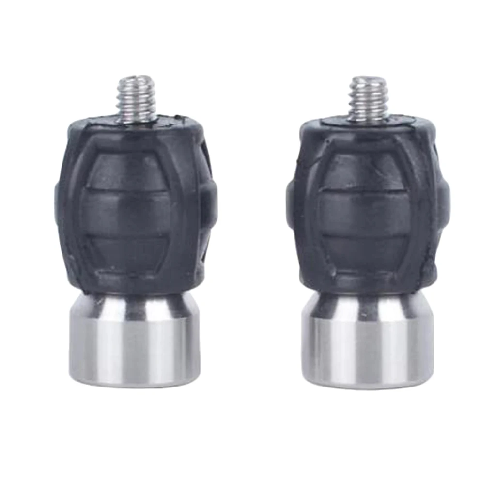 2 Pack 0.5 Inch Archery Stackable Bow Stabilizer Ball Damper for Bow Silencer Damping Shock Vibration Stabilizer Noise Absorber