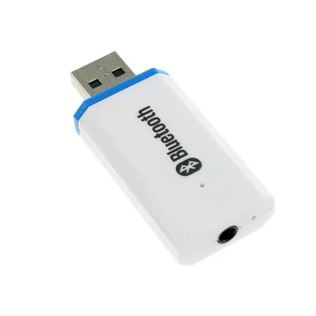 

2 In 1 Adapter USB Accessories Stereo 3.5mm Music Media 5.0 Portable Bluetooth Receiver Wireless High Speed Car