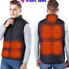 Лучший подарок нагреватель жилет интеллектуальная нагревательная куртка USB электрическая батарея с подогревом тепла Открытый Туризм Sking куртка пальто тела Теплее