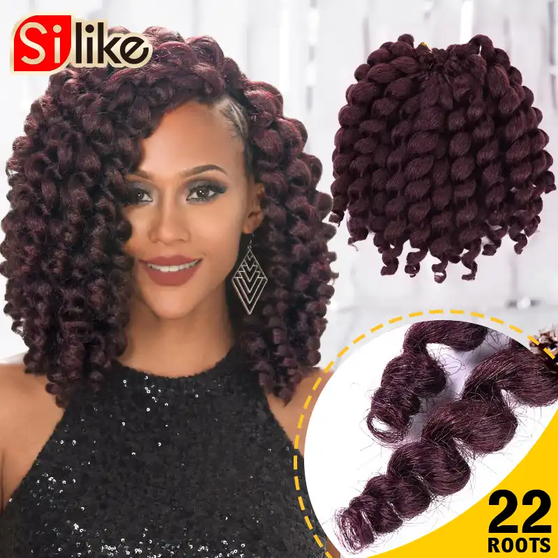 Easy Crochet Braids Synthetic Crochet Twisted Braiding Hair Kenzie