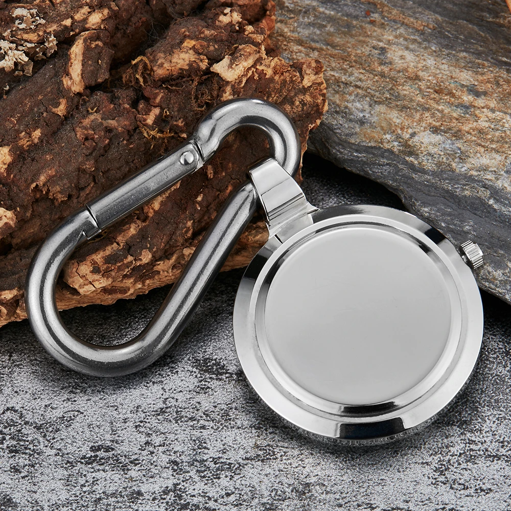 Clip-On Carabiner Pocket Watch for outdoor activities30