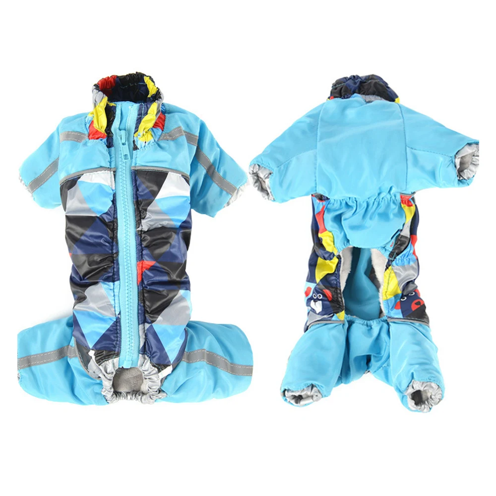 Зимняя теплая куртка для питомца, Комбинезоны на молнии, комбинезоны для собак, светоотражающая одежда для домашних животных, одежда для собак, щенков, чихуахуа, Йоркцев