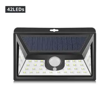 

solar lamp waterproof on three sides by the human body infrared induction wall lamp courtyard lamp factory direct sale