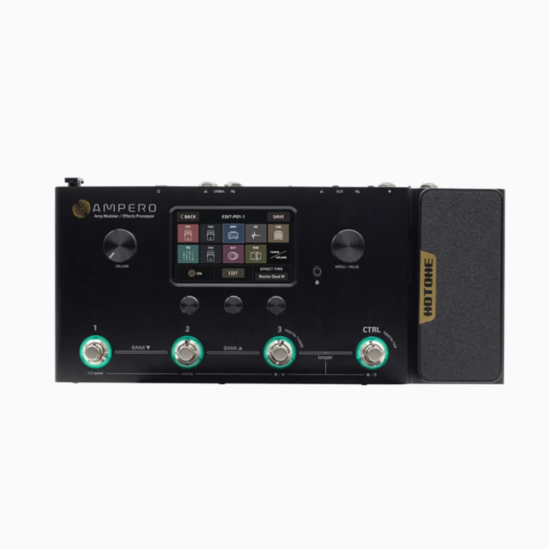 

HOTONE AMPERO MP-100 Guitar Effect Pedal Multi Effect Processor Pedal & Amp Modeler ( Pink is in Stock )
