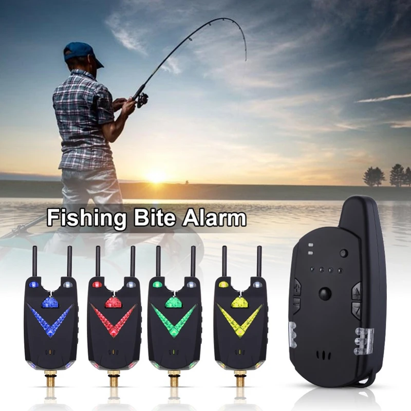 

JY-59 Wireless Fishing Bite Alarm Fishing Rod Illuminated Swingers Anti-Off Bar Alert Set for Carp Fishing