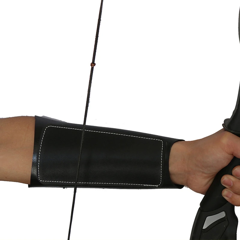 Крепкий коричневый периметр 22 см тренировочный лук стрела Armguard Arm Guard наружные спортивные нарукавники стрельба из лука поле защитная одежда