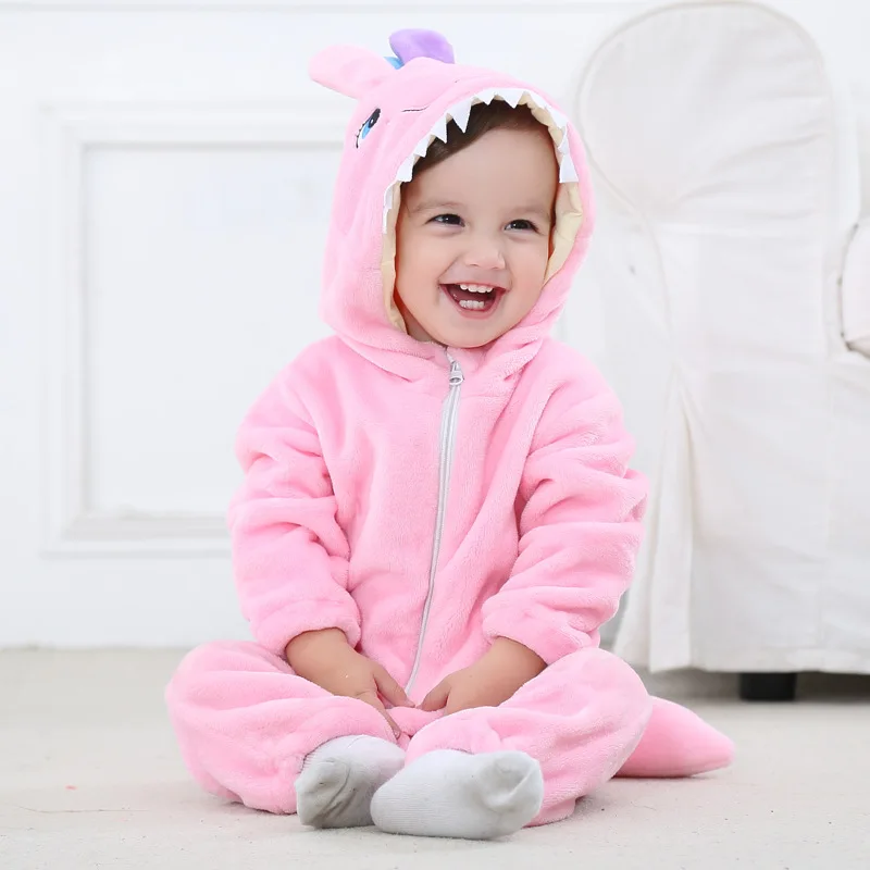 Коллекция года, одежда для малышей, Комбинезоны на весну и осень, фланелевый комбинезон, Новые халаты, Одежда для новорожденных, pudcoco, костюм для маленьких девочек - Цвет: Powder monster