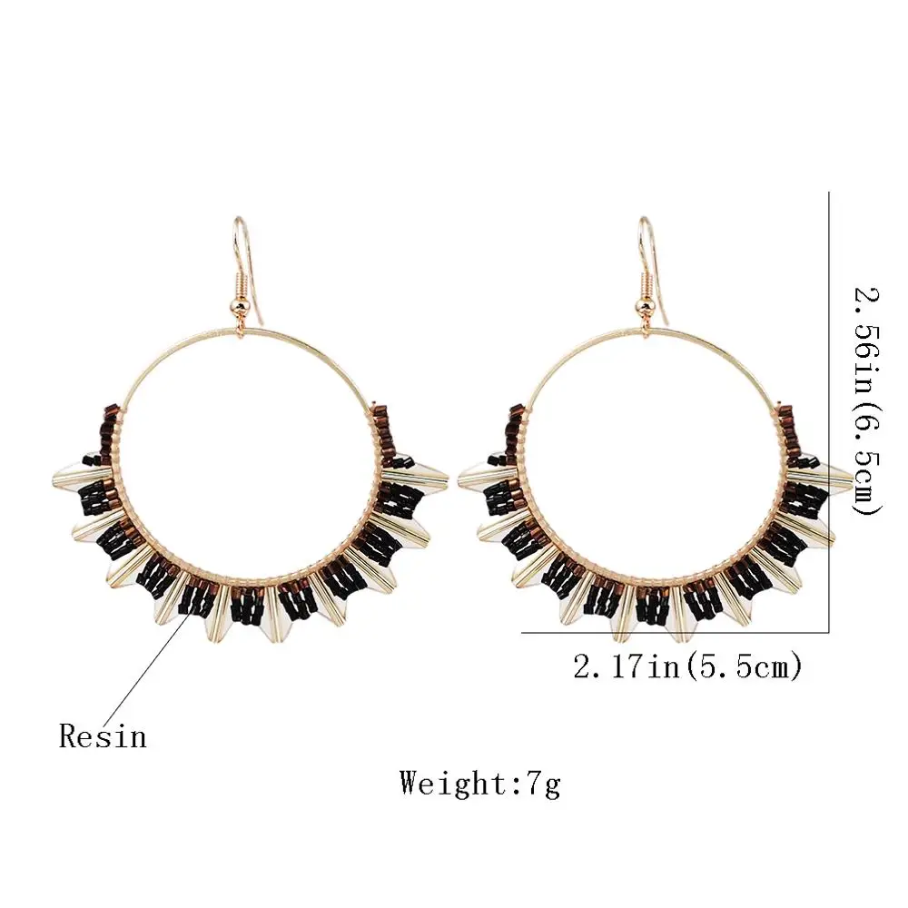 MANILAI висячие серьги ручной работы из смолы свадебные ювелирные изделия модные