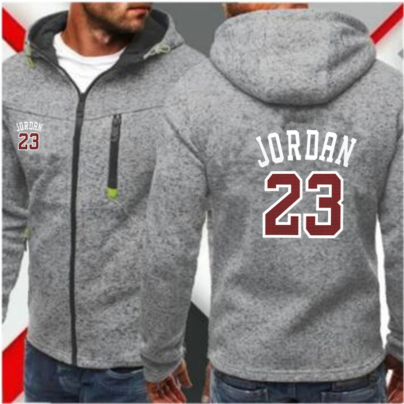 Jordan 23 Мужская Уличная одежда с капюшоном, осень,, забавные куртки на молнии, Повседневная Толстовка с капюшоном, флисовое пальто, толстовки с капюшоном, мужская куртка - Цвет: 3