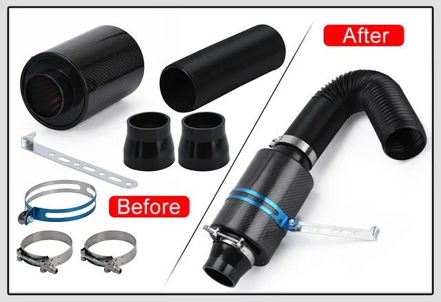 3Inch Air Filter Airbox Sport Luftfilter Cold Air Intake Induction Hose  Pipe Universal Set with Fan for All Cars - AliExpress