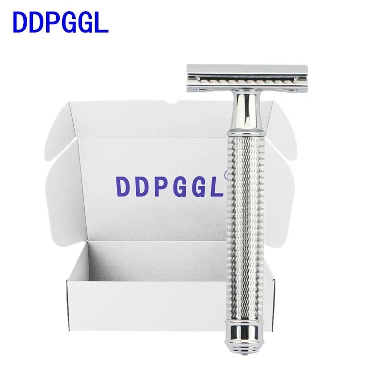 

DDPGGL Safety Razor Men's Double Edge Razor Classic Shaving Razor Zinc Alloy Head Manual Shaver For Women Hair Removal