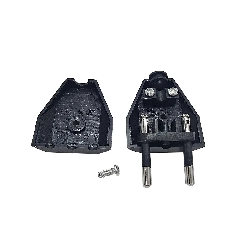 Штепсельная Вилка европейского стандарта штепсельная вилка 4 0 ММ 2 жильная