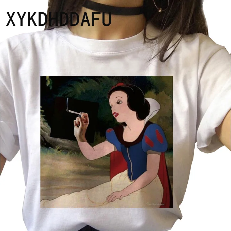 Vogue Princess T Shirt Women 90s Harajuku Funny Cute Tshirt Cartonn Ulzzang Vintage T-shirt Female Fashion Top Tees Clothes