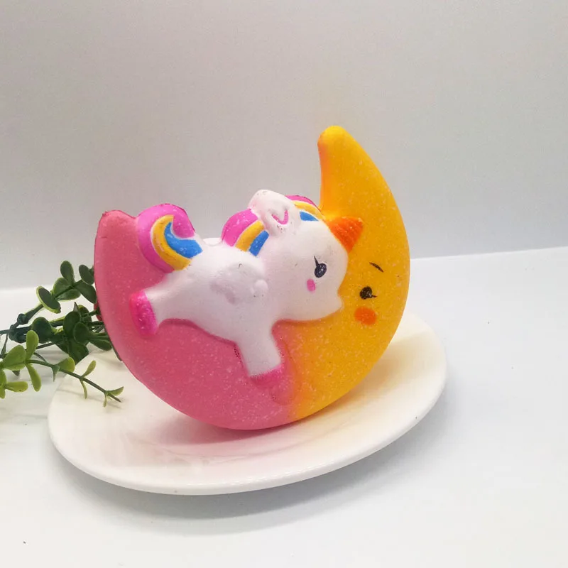 Kawaii, мягкие игрушки для детей, единорог, забавная антистрессовая игрушка, милый мультфильм, медленно поднимающийся, мягкие игрушки, детский подарок - Цвет: NNL420