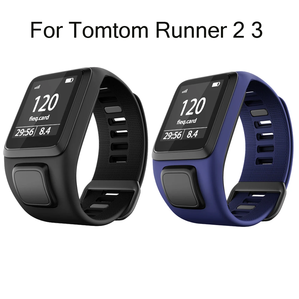 Correa de silicona de repuesto para reloj inteligente TomTom 2 3 Spark 3, pulsera deportiva con GPS serie Tom 2 3, nueva|Accesorios inteligentes| - AliExpress