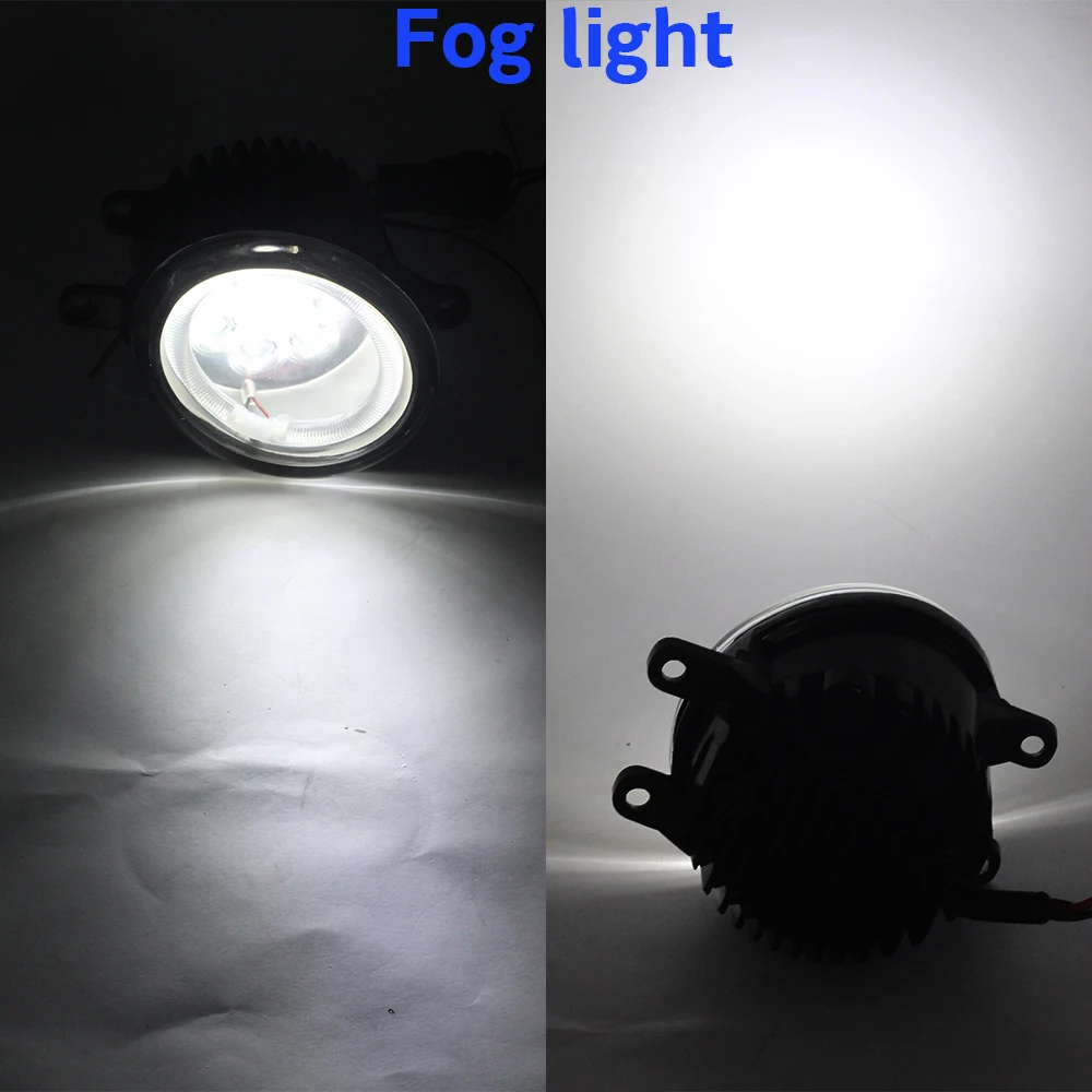 Cawanerl Автомобильный светодиодный противотуманный фонарь светильник Ангел глаз DRL