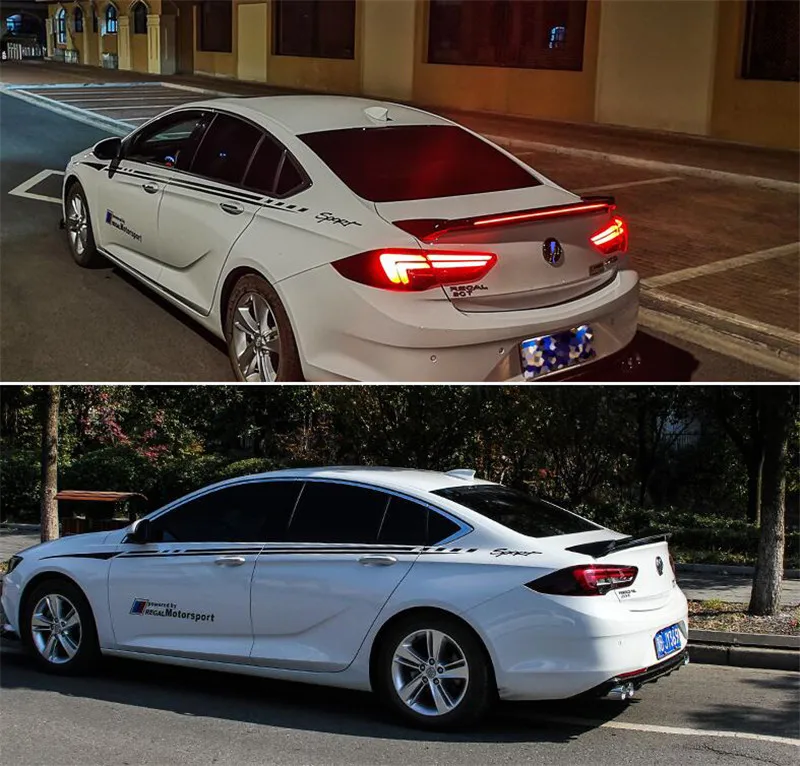 CEYUSOT для Buick Regal Opel Insignia спойлер ABS длинный фонарь крыло хвост Opel Insignia Автомобильный багажник задний спойлер